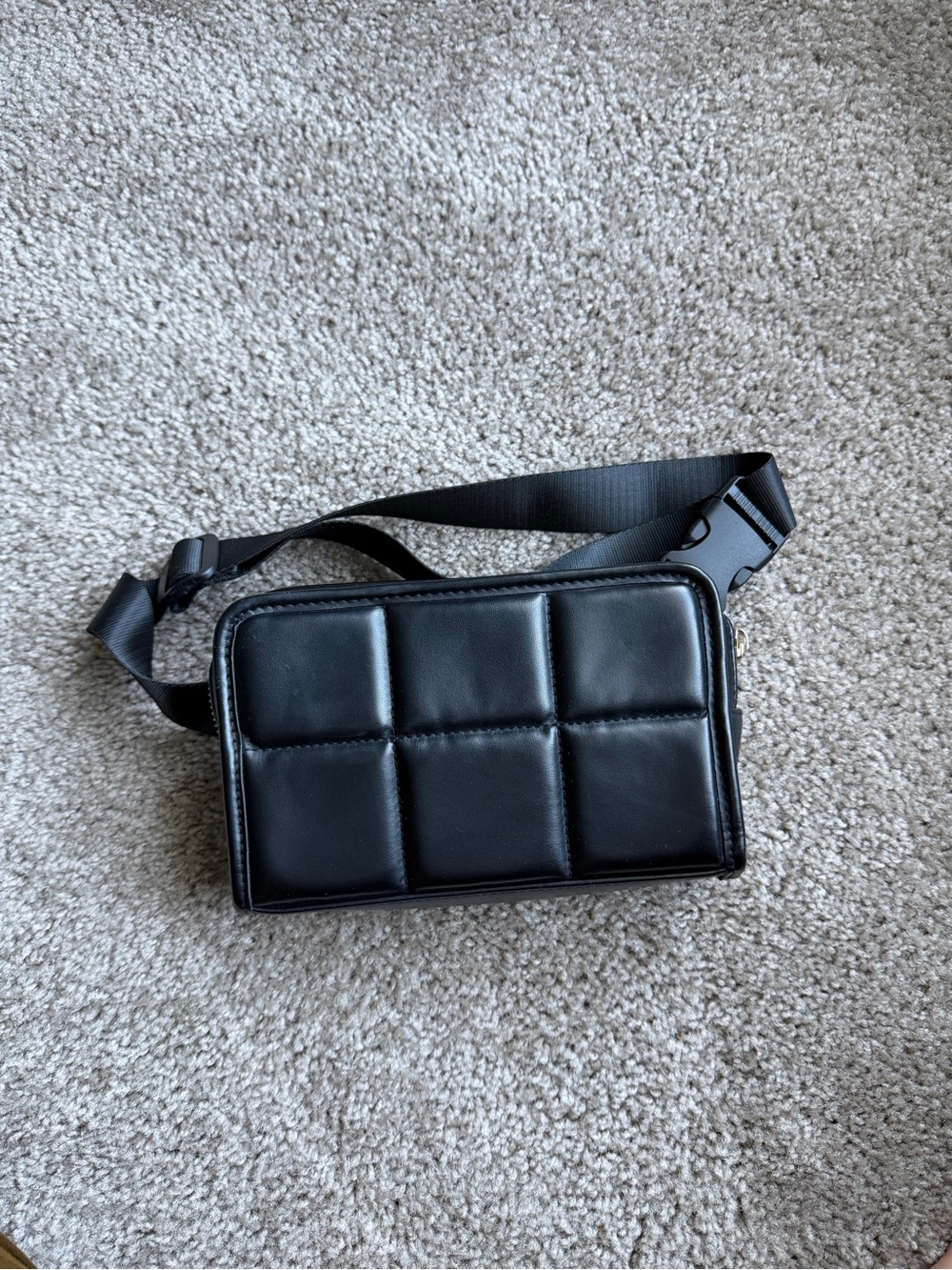 Black Quilted Fanny pack - Amanda uprichard